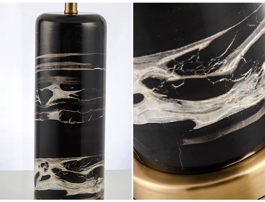 Настольная лампа SOFITO 68*38, античная бронза, мрамор.