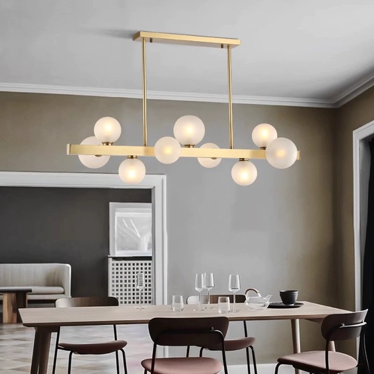 Люстра медная Virexia, металл, 160*60 см, G9