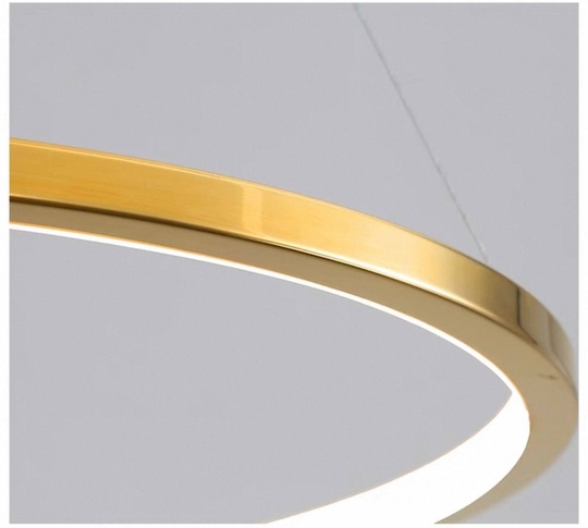 Люстра подвесная, медь, ПММА, WILLOW 60*2 металл, LED.