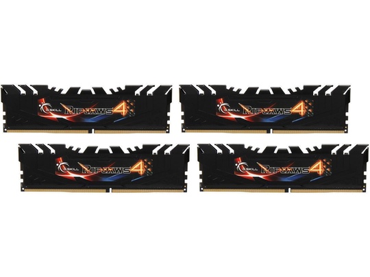 G.SKILL Ripjaws F4-3000C15Q-32GRK 32 ГБ (4 x 8 ГБ)