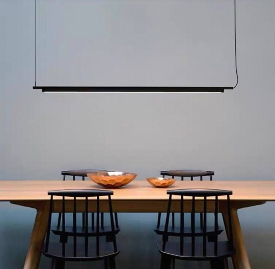 Люстра черная Vantor, металл, 160*200 см, светодиодная, led