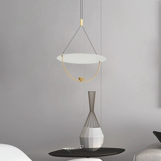 Светильник подвесной, медный Alvorn, металл, 42*25 см, светодиодная, LED