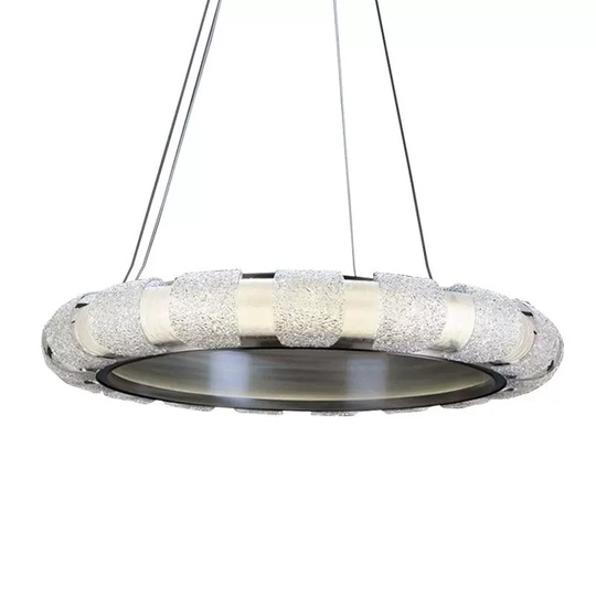 Светильник подвесной медный Ezimor, металл, трос 100 см, 60*8 см, LED