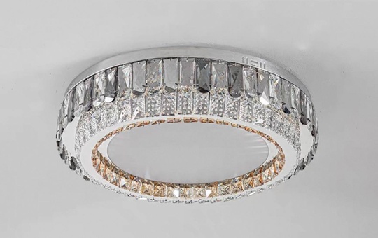 Потолочный светильник, золото, кристалл, LINA 50*16 металл, LED.