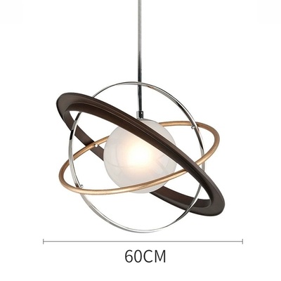 Светильник подвесной серебряный Alvorix, металл, 60*60 см, подвесная, Е27