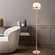 Торшер розовое золото Virella, 24*135 см, LED, металл, 10 Вт