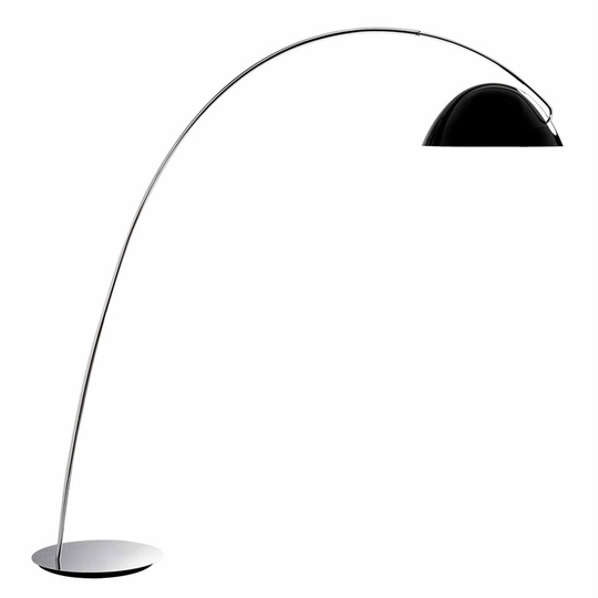 Торшер черный Aelizor, 160*45*208 см, LED, Е27, металл, 10 Вт