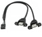 Кабель 2USB A - USB 10-pin 28AWG (0.5 м)