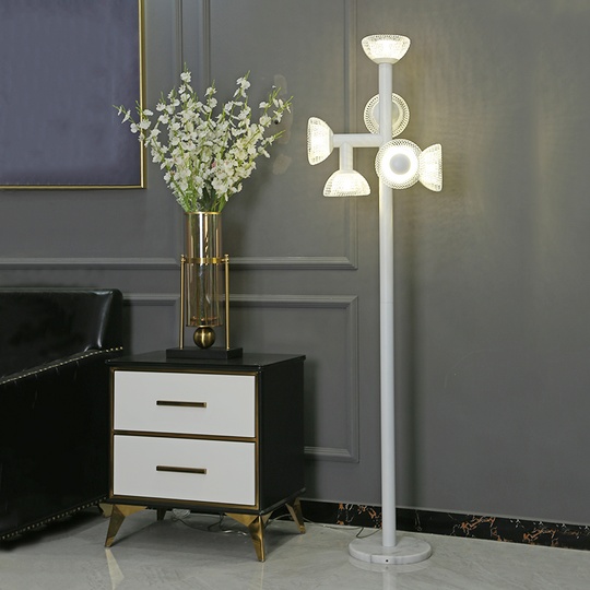 Напольный светильник белый Indigo Canto, G9, 25 Вт