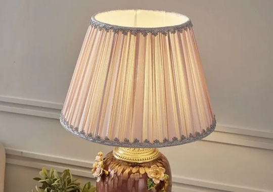 Настольная лампа Chet белый плафон, 64*36 см, E27