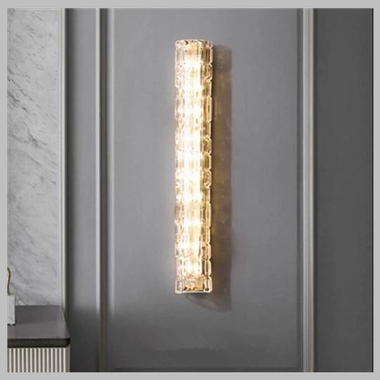 Настенный светильник, Бра, ETHAN 8*60, медный, металл, стекло, LED.