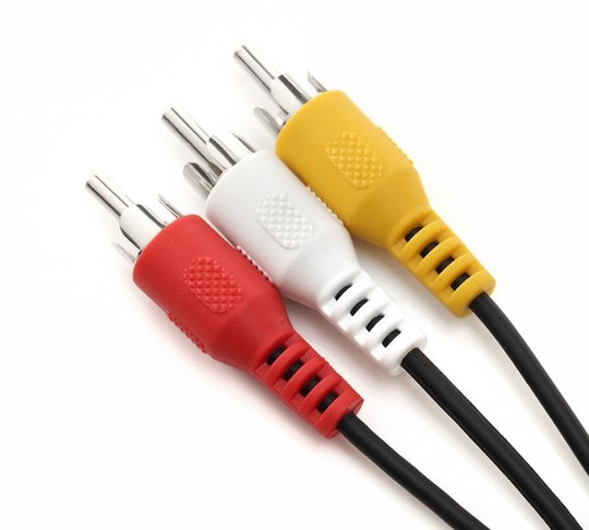 Аудио кабель 3.5 Jack-3 RCA (3 м)