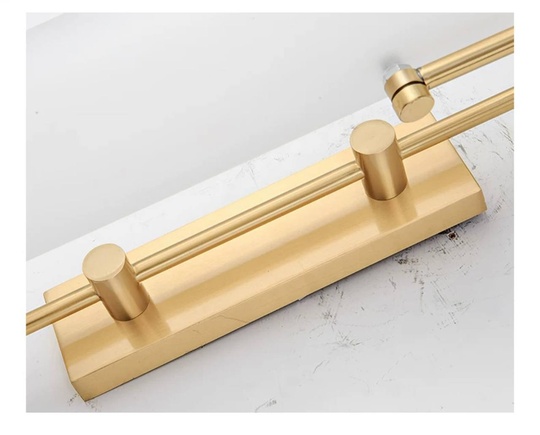 Настенный светильник, БРА DIRENC 21*65, бронза, металл, LED.