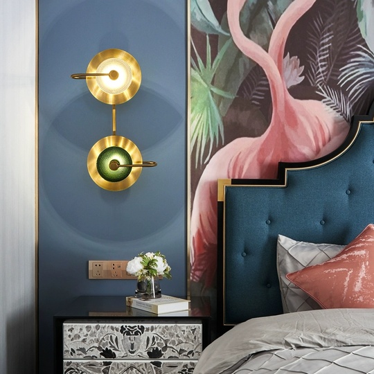 Настенный светильник бронза EVA, Бра, 23*61, металл, LED.