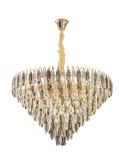 Люстра подвесная EREN 80*55 дымчатый, стекло, металл, Е14.