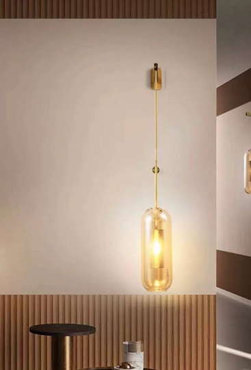 Настенный светильник DEBBIE, бра 27*120, бронза, металл, Е27.