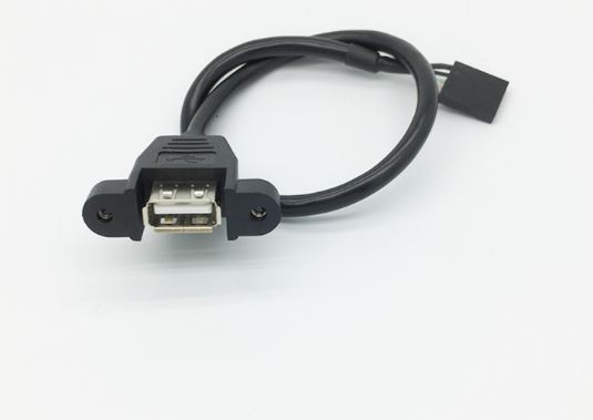 Кабель USB A - USB 2.0 10-pin M (0.3 м)