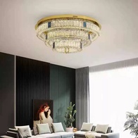 Потолочный светильник, золото, хрусталь, ARIANA 60*80*100 металл, LED.