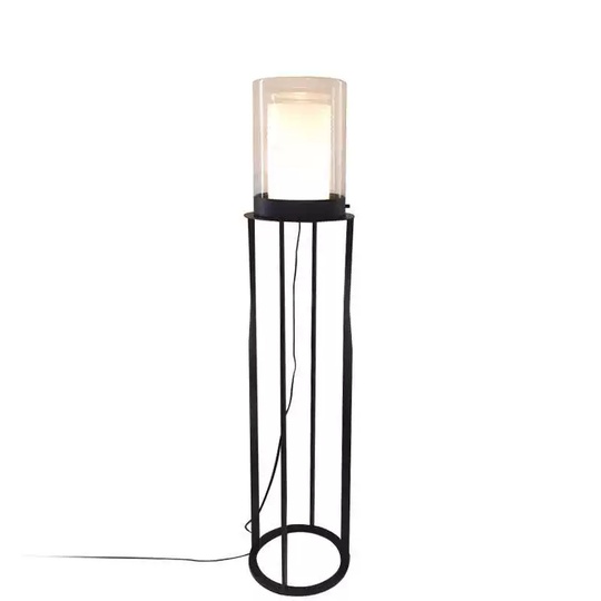 Торшер черный Velyon, 32*158 см, LED, кнопка, металл, 14 Вт