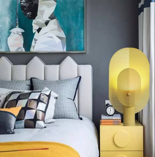 Настольная лампа HELICOPTER 20*40, металл, желтый