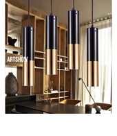 Труба люстра пост современный минималистский творческий бар