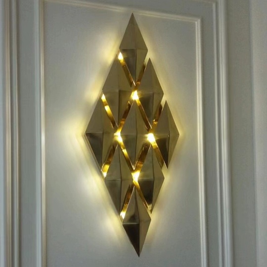 Настенный светильник, БРА WALLY 18*45, бронза, металл, G4.