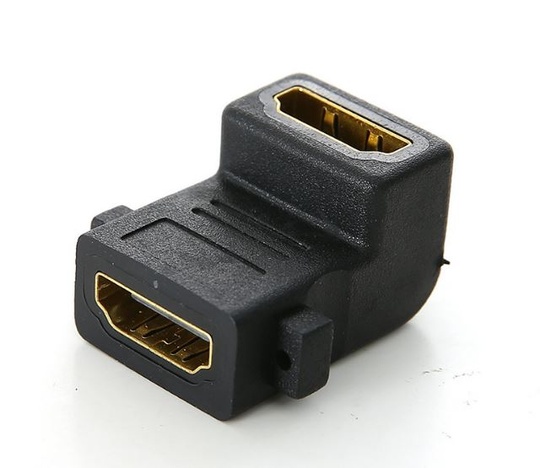 Переходник HDMI-HDMI 90 градусов