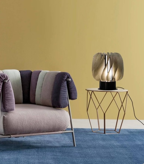 Настольная лампа DARK FLOWER 30*25, черный, коричневый, смола