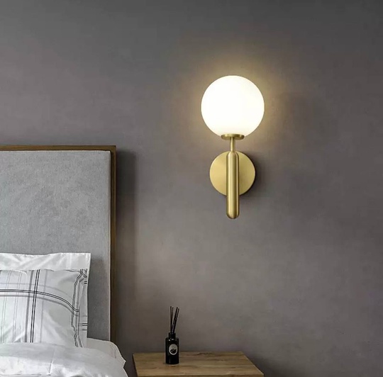 Настенный светильник, БРА ESER 15*32, бронза, металл, Е27.