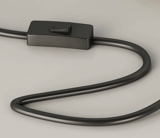 Настольная лампа NOTE 24*56, капучино, металл, стекло.