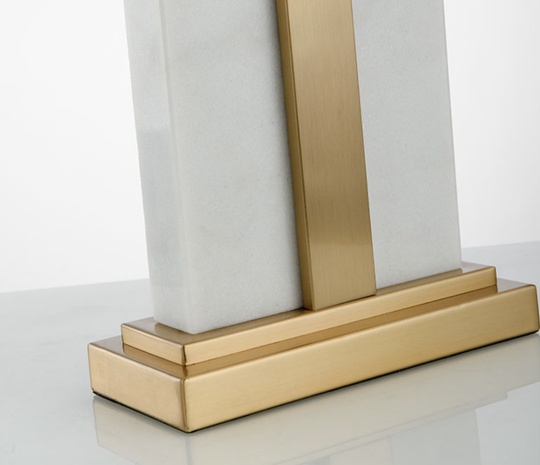 Лампа настольная белая 38*63 см, My Interno Kingston