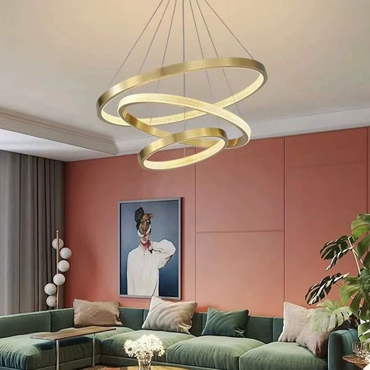 Люстра подвесная, медь, ПММА, MOOSE 100*80*60 металл, LED.