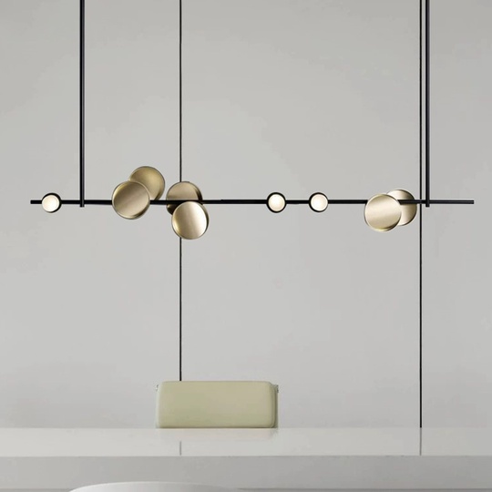 Люстра черная Love, металл, 160*100 см, светодиодная, LED