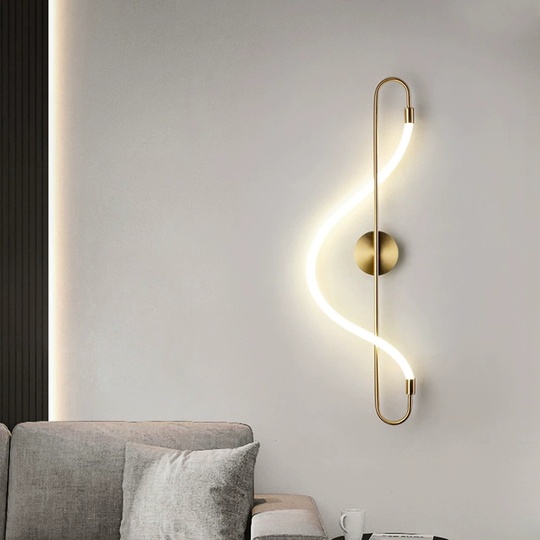 Настенный светильник NATERA, Бра, 30*100, медь, металл, LED.