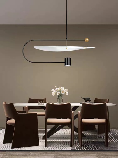 Светильник подвесной, черный, Orvexa, металл, 60*38 см, LED