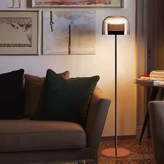 Торшер розовое золото Virella, 36*170 см, LED, металл, 10 Вт