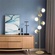 Торшер золото Luxor, 32*164 см, LED, G9, металл, 15 Вт