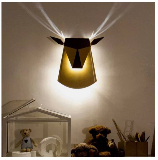 Настенный светильник, БРА GOKER 38*35, золотой, металл, LED.