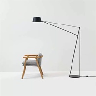 Торшер черный Devin 145*175, светодиодный, E27, металл