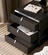 Тумбочка прикроватная, крутящиеся ящики, 3 ящ., 50х40х48 см