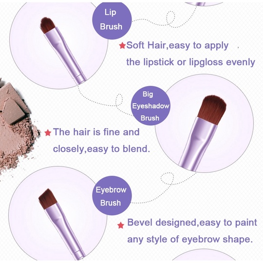 Набор кистей для макияжа Bioaqua