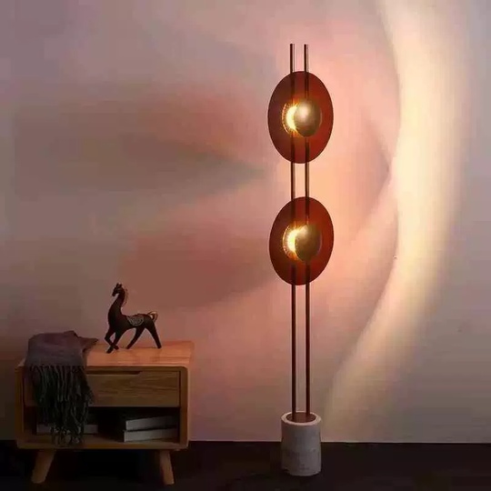 Торшер белый Espryn, 35*35*170 см, LED, мрамор, 15 Вт