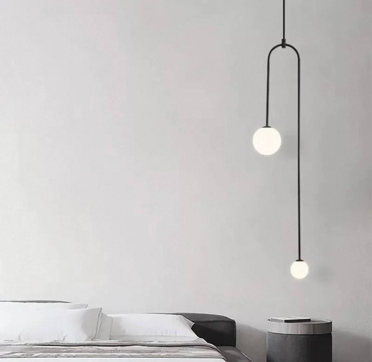 Светильник потолочный, черный, Elirvo, металл, 23*120 см, G9