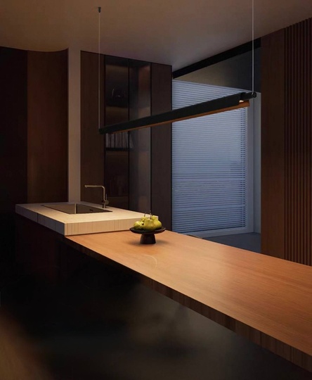 Люстра черная Vantor, металл, 120*200 см, светодиодная, LED