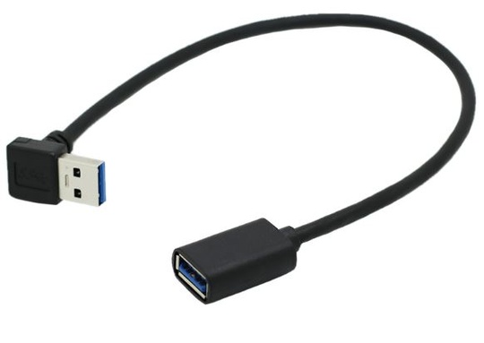 Кабель USB 3.0 A - USB A (0.6 м) 90 °