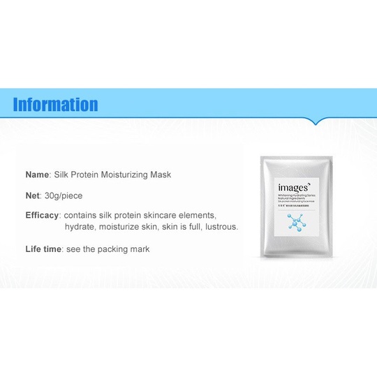 Маска с протеинами шелка