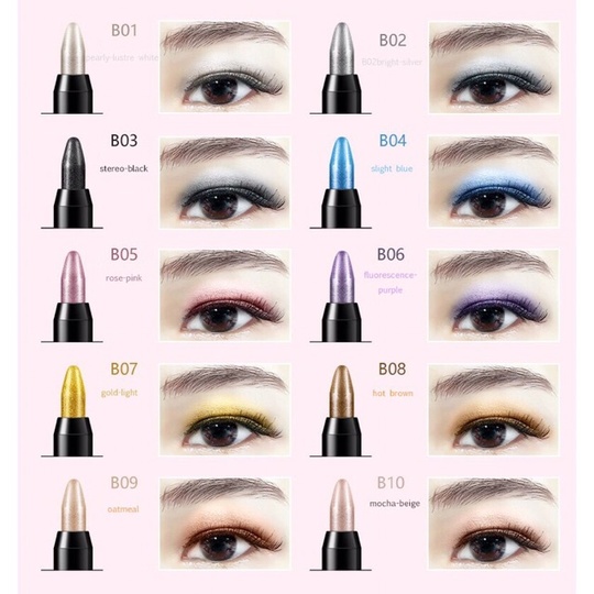 Жемчужные тени-карандаш Bioaqua