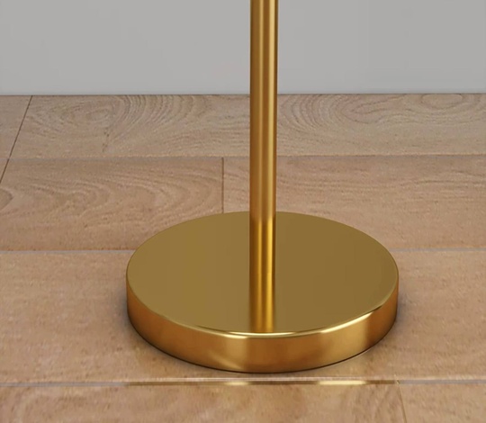 Настольная лампа NOTE 24*56, капучино, металл, стекло.