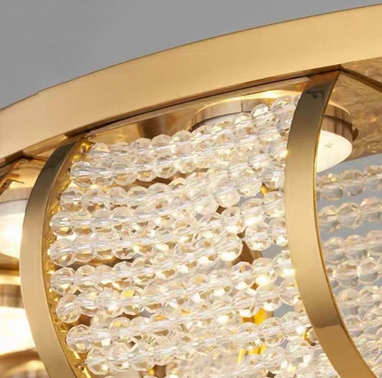 Люстра подвесная, медная Elytrix, металл, 100*40 см, 10 см, LED