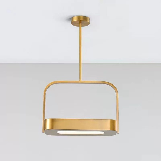 Люстра медная Elexor, металл, 38*27 см, светодиодная, LED